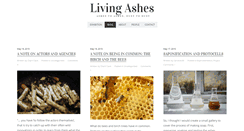 Desktop Screenshot of livingashes.net